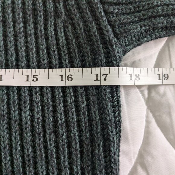 Derek Lam Collective Colorblock Turtleneck Sweater Size XS Knit Green/Black - Picture 15 of 16